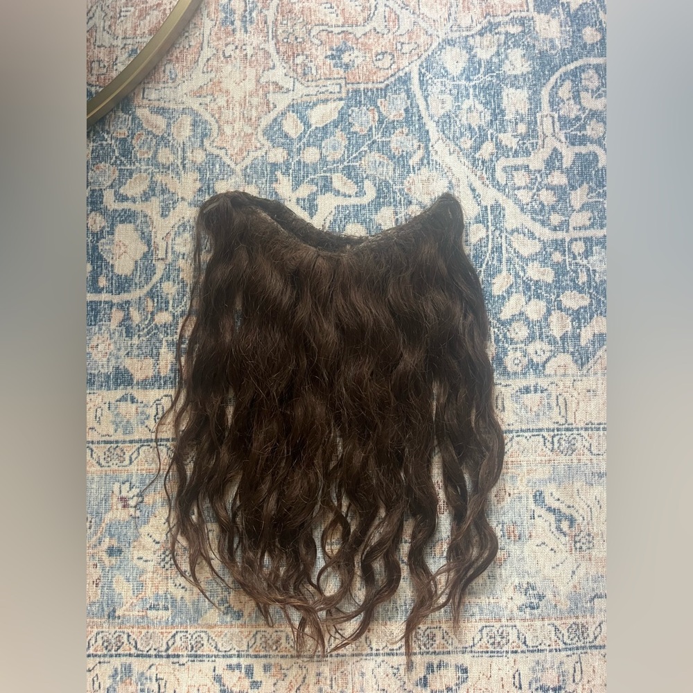 Luxury Virgin Human Hair Extensions - Brunette Wavy/Curly - High End